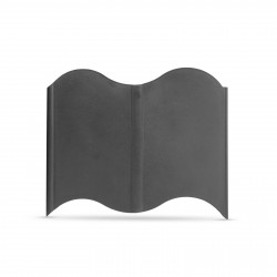 Bordură / gard de grădină - 15 x 14 cm - negru - 20 buc / pachet - Img 1