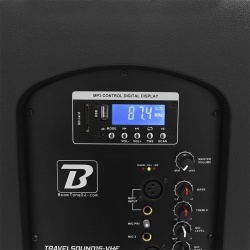 BOXA PORTABILA 15''/38CM + TWEETER 350W BT/USB/FM/SD + 2MIC VHF - Img 14
