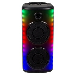 BOXA PORTABILA 2X8" 65W RMS BT/FM/AUX - Img 2