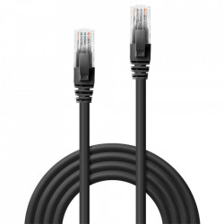 Cablu Lindy 1m Cat.6 U/UTP, Black - Img 3