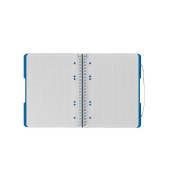 Caiet Herlitz EOTG, A5, cu elastic, 80 file, albastru - Img 4