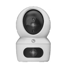 CAMERA WIFI DUAL 2K 2.8MM IR10M PAN TILT