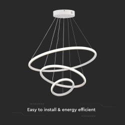 CANDELABRU LED 32W 3000K 60X40X100CM - ALB - Img 4
