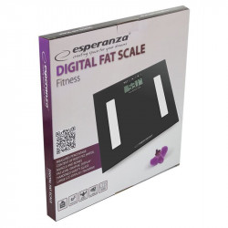 Cantar cu analizator de grasime Esperanza ESP-EBS001K, 180 kg, 4 senzori, LCD - Img 1