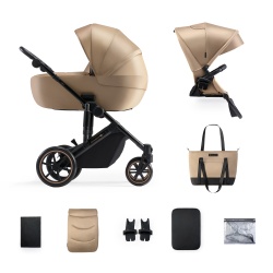 CARUCIOR 2 IN 1 KINDERKRAFT PRIME 2, SANDROSE BEIGE - Img 1