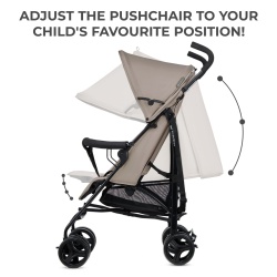 CARUCIOR SPORT KINDERKRAFT TIK, TIP UMBRELA, STONE BEIGE - Img 6