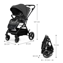 CARUCIOR SPORT KINDERKRAFT YOXI, GREY - Img 6