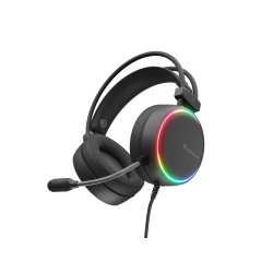 Casti cu fir Genesis Neon 613 G2 negru - Img 2