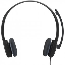 Casti cu microfon Logitech H151, Negru - Img 1