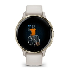 Ceas Garmin Venu 3S, Ivory/ Soft Gold - Img 12