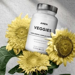 Codeage Amen Super Greens Complex Formula, Formula Premium De Legume Si Ciuperci Pentru Energie Si Vitalitate, 90 Cps - Img 5