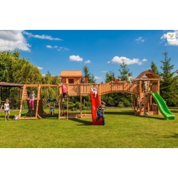 Complex de joaca din lemn Fungoo Maxi set SPIDER LAND - Img 6