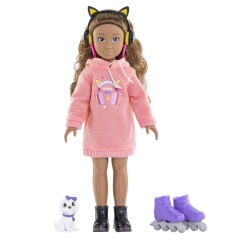 COROLLE SET MUZICA SI MODA PAPUSA MELODY 28CM - Img 2