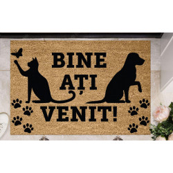 COVORAS INTRARE 60X40 CM, PAWS - Img 1
