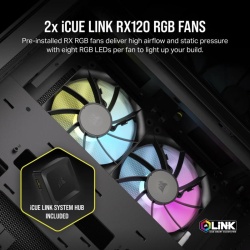 CR Case iCUE 2500X RGB Micro ATX Black - Img 14