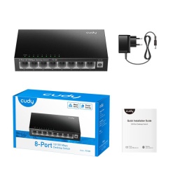 CUDY 8-Port 10/100 Mbps Metal Switch - Img 4