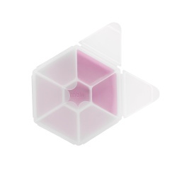 CUTIE SNACK HEXAGON SNACKLE 6 COMPARTMENTE, MELII, PINK - Img 6