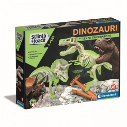 Descopera dinozaurul t-rex & triceraptor fluo stiinta si joaca - Img 7
