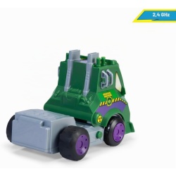 DICKIE TOYS MARVEL RAZBUNATORII MASINA RC CU TELECOMANDA 2.4GHz HULK SMASH CU SUNETE SCARA 1 LA 24 - Img 6