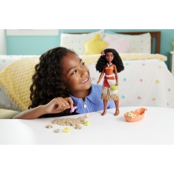 DISNEY PRINCESS SET PAPUSA VAIANA SI PRIETENII DIN OCEAN CU NISIP MODELABIL SI ACCESORII - Img 3