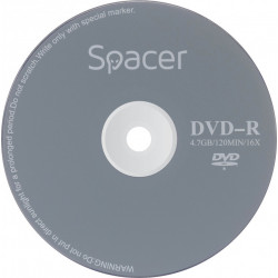 DVD-R SPACER 4.7GB, 120min, viteza 16x, 25 buc, spindle, "DVDR25" 166556/45501234 / 19403 001 001/166556 - Img 5