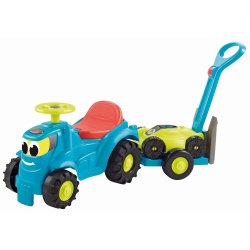 ECOIFFIER SET TRACTOR RIDE CU REMORCA SI COSITOARE - Img 2