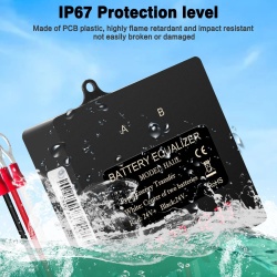 Egalizator alimentare baterii 2 x 12V pentru sisteme fotovoltaice 24V, cu display LCD - Img 5
