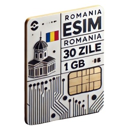 eSIM 1GB date, eSIM de Mare Viteza pana la 5G, valabil 30 zile din momentul activarii, Romania