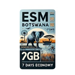 eSIM Botswana 1GB 7Days Economy