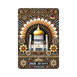 eSIM Brunei, 20GB, 30 Days, Standard