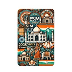 eSIM India 20GB 30Days Standard
