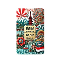 eSIM Indonesia 20GB 30Days Standard