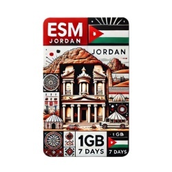 eSIM Jordan 1GB 7Days
