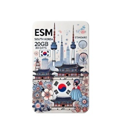 eSIM South Korea 20GB 30Days Standard