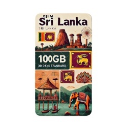 eSIM Sri Lanka 100GB 30Days Standard