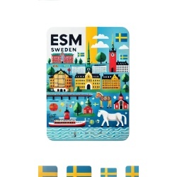 eSIM Sweden, 50GB, 30 Days, Standard