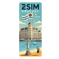 eSIM Uruguay, 20GB, 30 Days, Standard