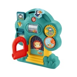 FISHER PRICE ANIMAL FRIENDS CENTRU DE ACTIVITATI CASUTA DIN COPAC - Img 2