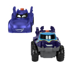 FISHER PRICE BATWHEELS SET 2 MASINUTE CU LUMINI SCARA 1:55 - Img 8