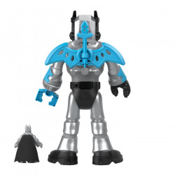 FISHER PRICE IMAGINEXT DC SUPER FRIENDS ROBOT BATMAN IN COSTUM GRI 30CM - Img 6