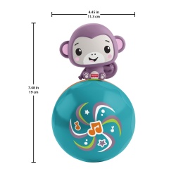 FISHER PRICE JUCARIE INTERACTIVA MUZICALA MAIMUTICA CU MINGE - Img 8