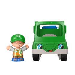 FISHER PRICE LITTLE PEOPLE VEHICUL CAMION RECICLARE 10CM - Img 2