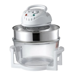 Friteuză cu aer cu halogen - 1400 W - 12L - alb - Img 5