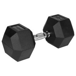 GANTERE DUMBBELL HEX FONTA CAUCIUCATA 25KG REBEL ACTIVE - Img 2