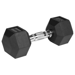 GANTERE DUMBBELL HEX FONTA CAUCIUCATA 2X9KG REBEL ACTIV - Img 4