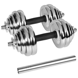 GANTERE REGLABILE CU VALIZA TOTAL 30KG REBEL ACTIVE - Img 2