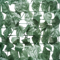 Gard viu artificial decorativ cu frunze iedera, culoare verde, dimensiune 300 x 100cm - Img 4