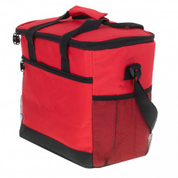 Geanta termoizolanta pentru picnic sau plaja, capacitate 16l, culoare Rosie - Img 5