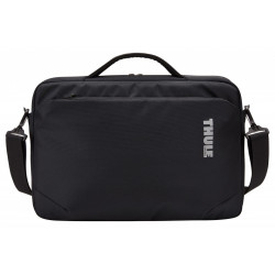 GEANTA THULE, pt. notebook de max. 15 inch, 1 compartiment, buzunar frontal | buzunar dorsal, waterproof, nylon, negru, "TSA-315B BLACK" - Img 7