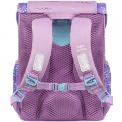 Ghiozdan neechipat joy dimensiune 38 x 30 x 20 cm motiv lilac beach - Img 3